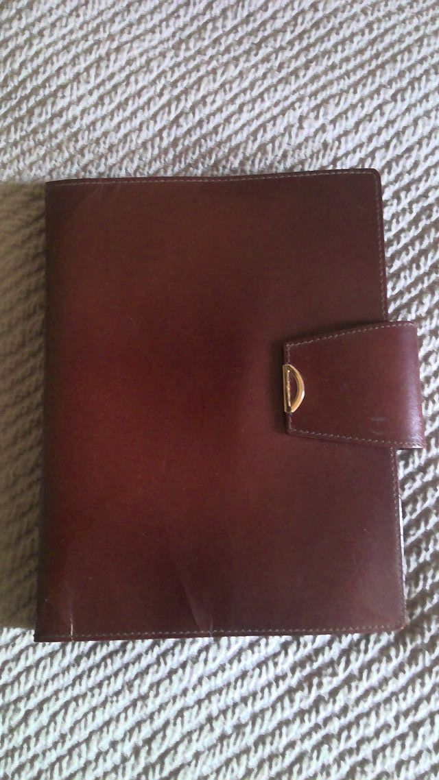 Agenda piel Finocam nº 605 de anillas, 15x20cm