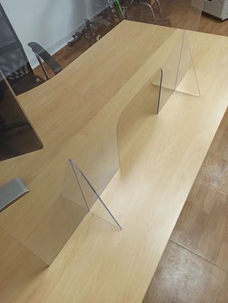 mampara atención al público metacrilato