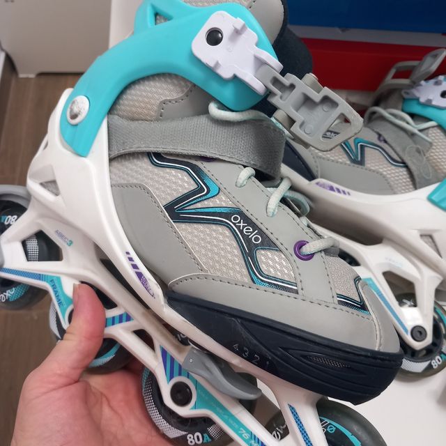 Patines en linea oxelo 32-35. Casco y Protectores