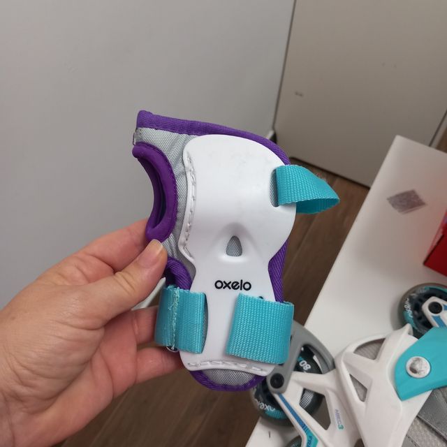 Patines en linea oxelo 32-35. Casco y Protectores