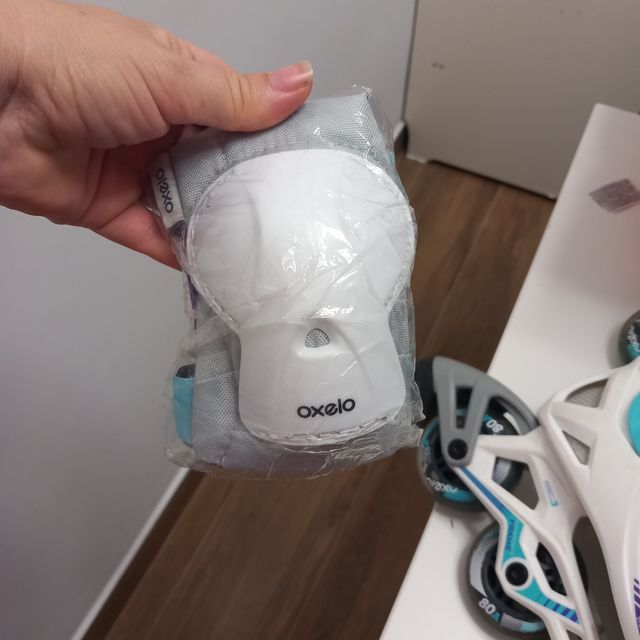 Patines en linea oxelo 32-35. Casco y Protectores