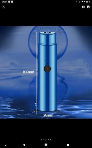 Maquina de afeitar. no te cortes un pelo.