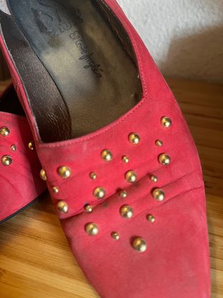 zapatos mujer color rojo