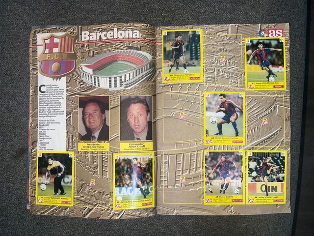 Álbum Cromos Liga Española 95-96 AS.