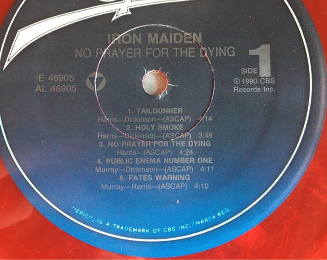 Iron Maiden No Prayer for the Dying