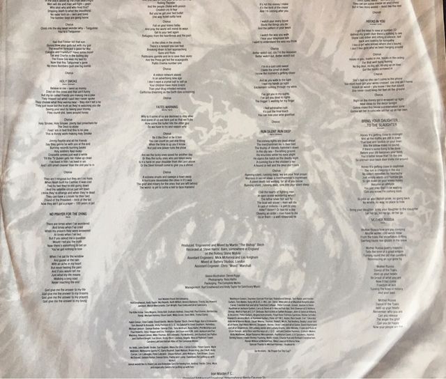 Iron Maiden No Prayer for the Dying