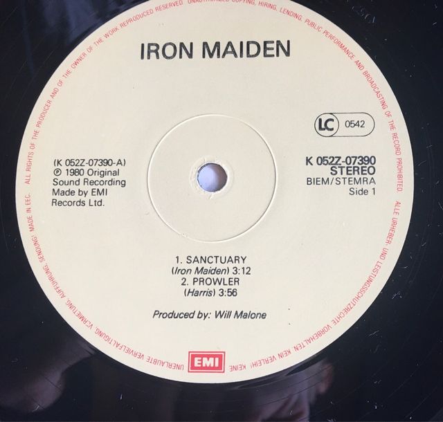 Iron Maiden 4 tracks inc. 2 live tracks
