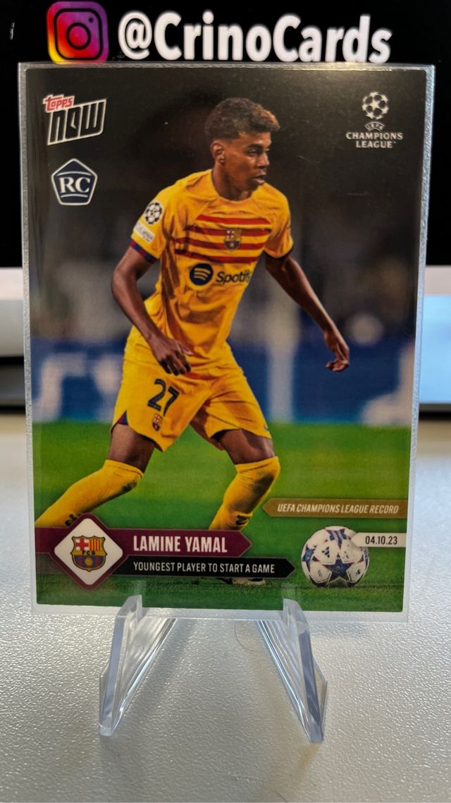 Lamine Yamal Rookie Card - Topps Now