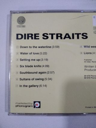 Dire Straits cd musicale vintage