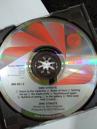 Dire Straits cd musicale vintage