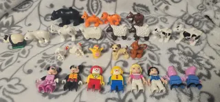 Muñecos, personajes Lego-Duplo