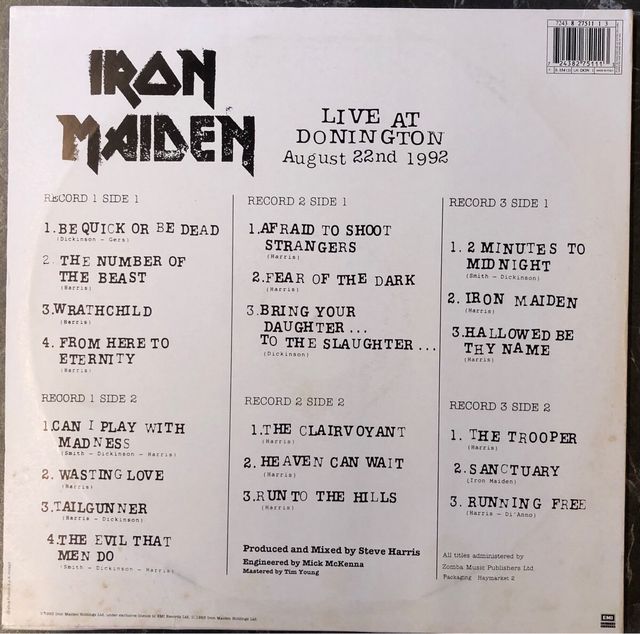 Iron Maiden “Live at donington”