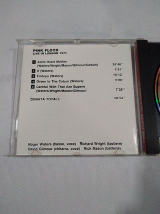 CD Pink Floyd live in london 1971