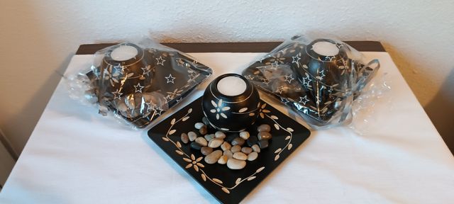 Velas madera tallada 1€ cada una