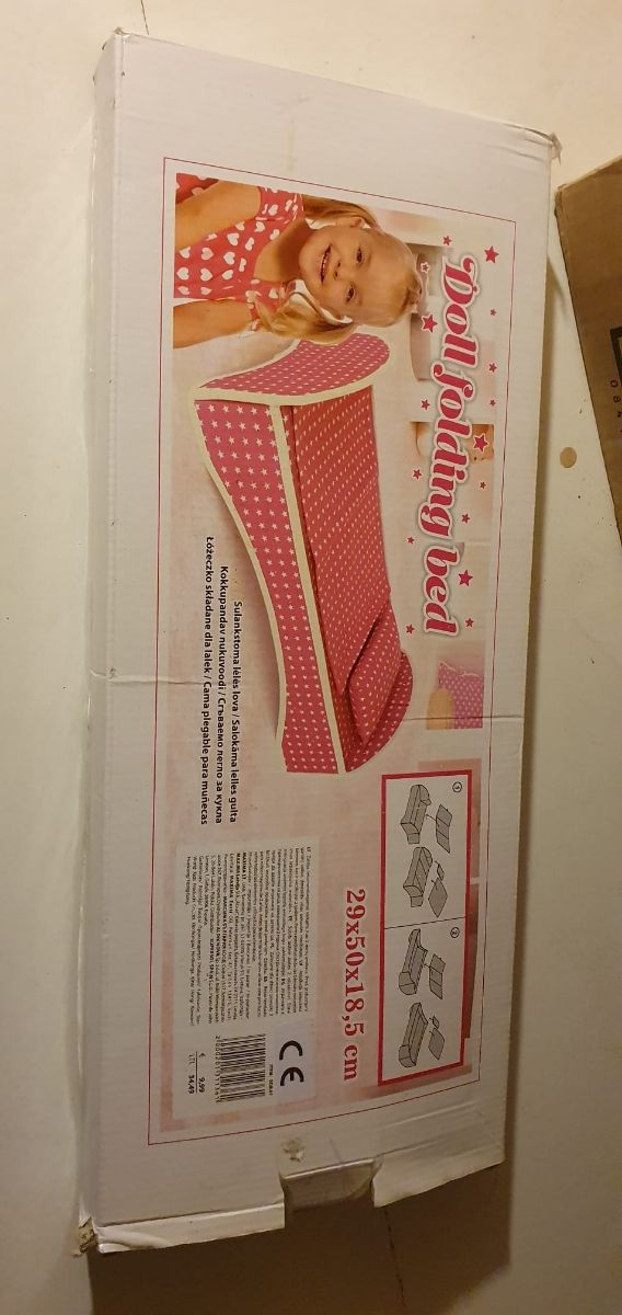 Cama plegable para muñeco