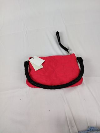 Bolso pequeño Rosa desigual 