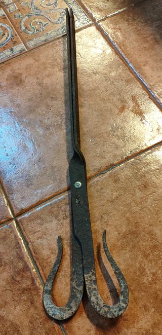 Utensilios antiguos para chimenea