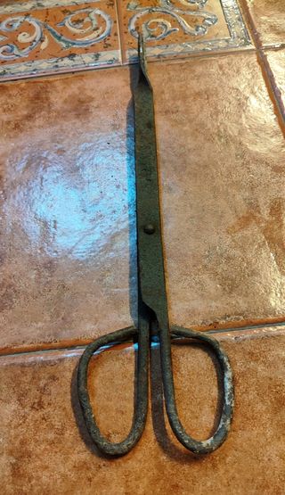 Utensilios antiguos para chimenea