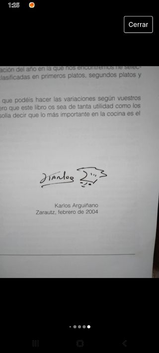 Libro de cocina Arguiñano