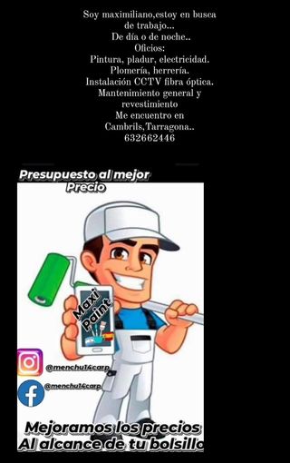 Pintor - pladur - electricidad