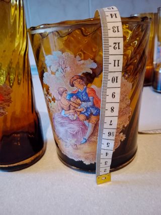 Cubitera y vasos altos