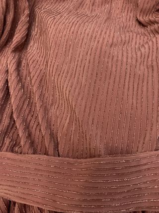 Vestido fiesta color rosa nude