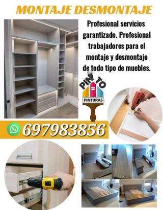 MONTAJE DE MUEBLES DE TODO TIPO