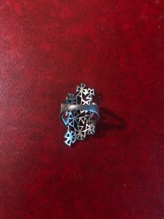 Anillo de plata de ley