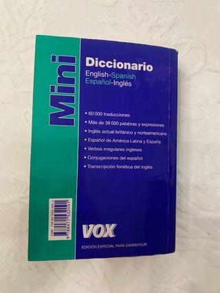 Diccionario mini inglés