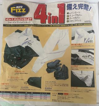 TRAJE AGUA COMPLETO MOTORISTA MOTO FIZZ