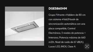 campana extractora integrada AEG