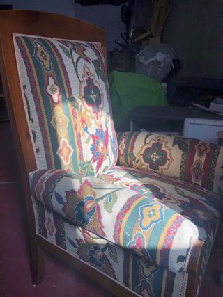 Poltrona elisabetina do século XIX