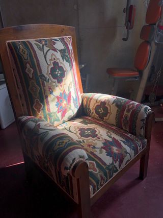 Poltrona elisabetina do século XIX
