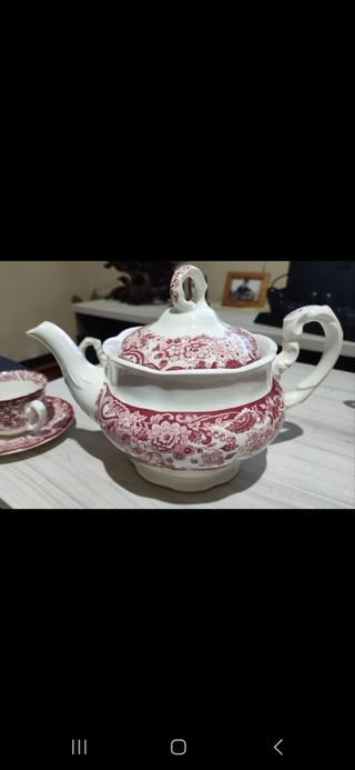 Vajilla juego de té la cartuja de Sevilla