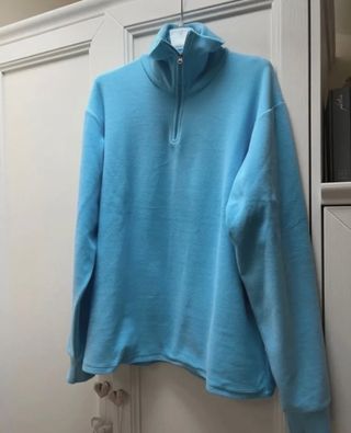 Pile azzurro uomo ragazzo Mico sport