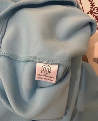 Pile azzurro uomo ragazzo Mico sport