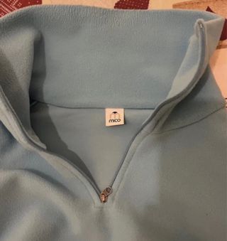 Pile azzurro uomo ragazzo Mico sport