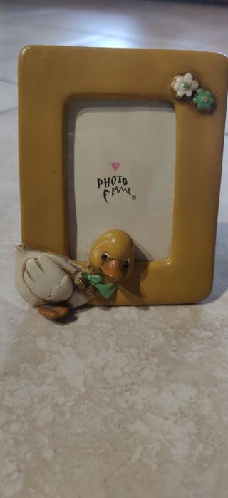 Cornice portafoto bimbo, papera, 9x7 cm