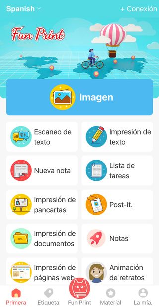 mini impresora portátil para el móvil