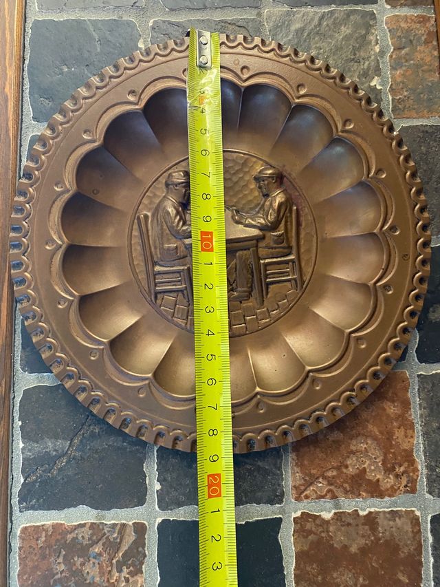 quadretto in rame rotondo