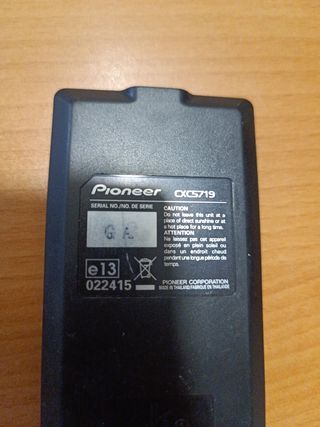Mando pionner radio cd cassette CXC5719