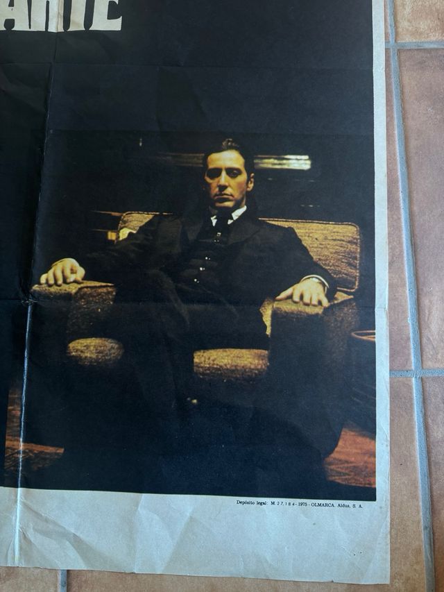 EL PADRINO PARTE 2 COPPOLA POSTER ORIGINAL 