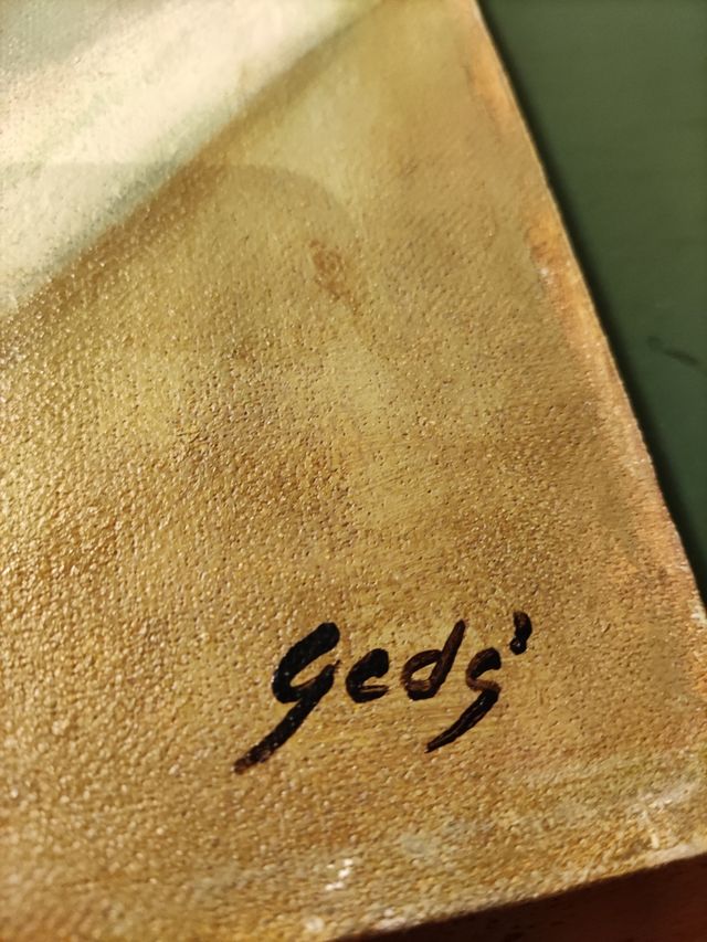 QUADRO OLIO SU TELA NATURA MORTA BOTTIGLIE