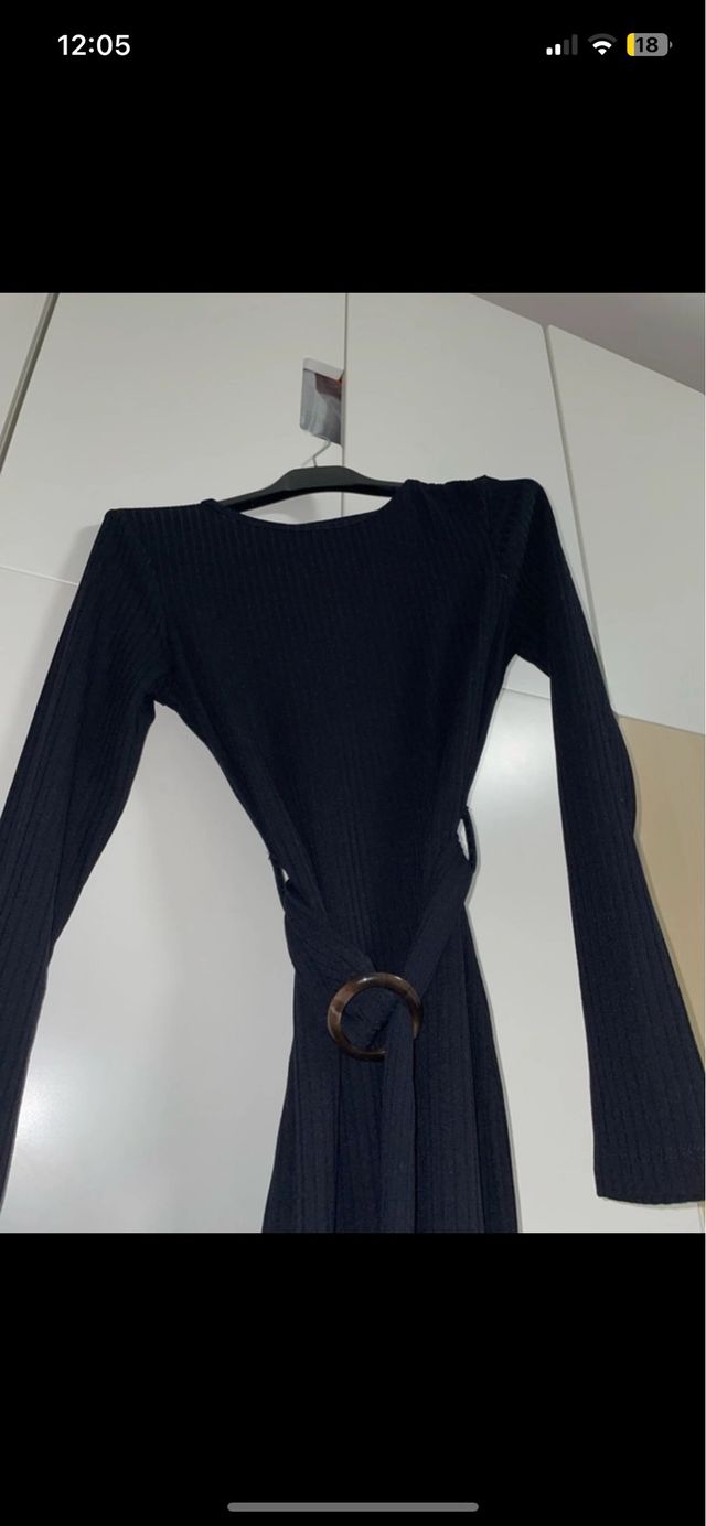 vestito nero terranova