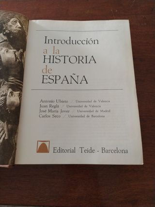 Libro Introducción a la historia de