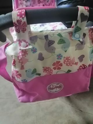 Carrito muñecas capazo