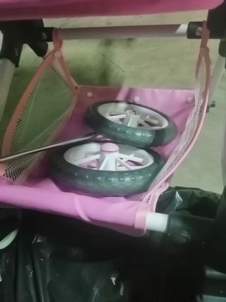 Carrito muñecas capazo