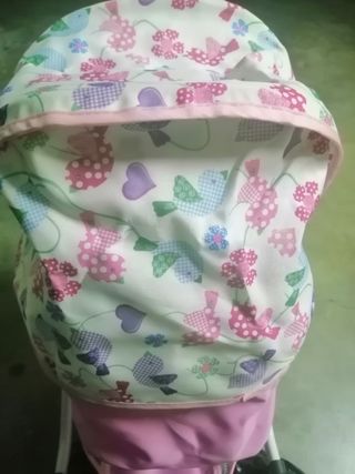 Carrito muñecas capazo