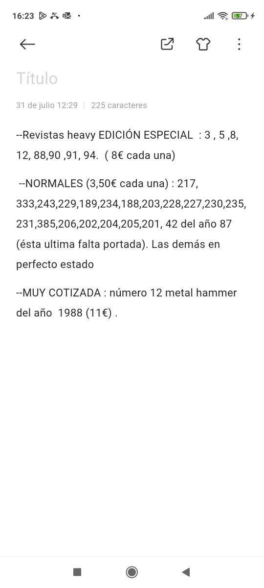 Revistas Especiais de Heavy Rock