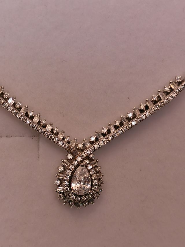 Conjunto plata y circonitas